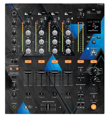Pioneer DJ DJM 700 Skin Metallic Bermuda Blue